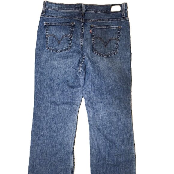 Levi Bootcut 512 Jeans Women's Size 16 Short Perfectly Slimming EUC - Picture 4 of 9